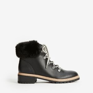 Faux Fur Hiker Boots EXPRESS